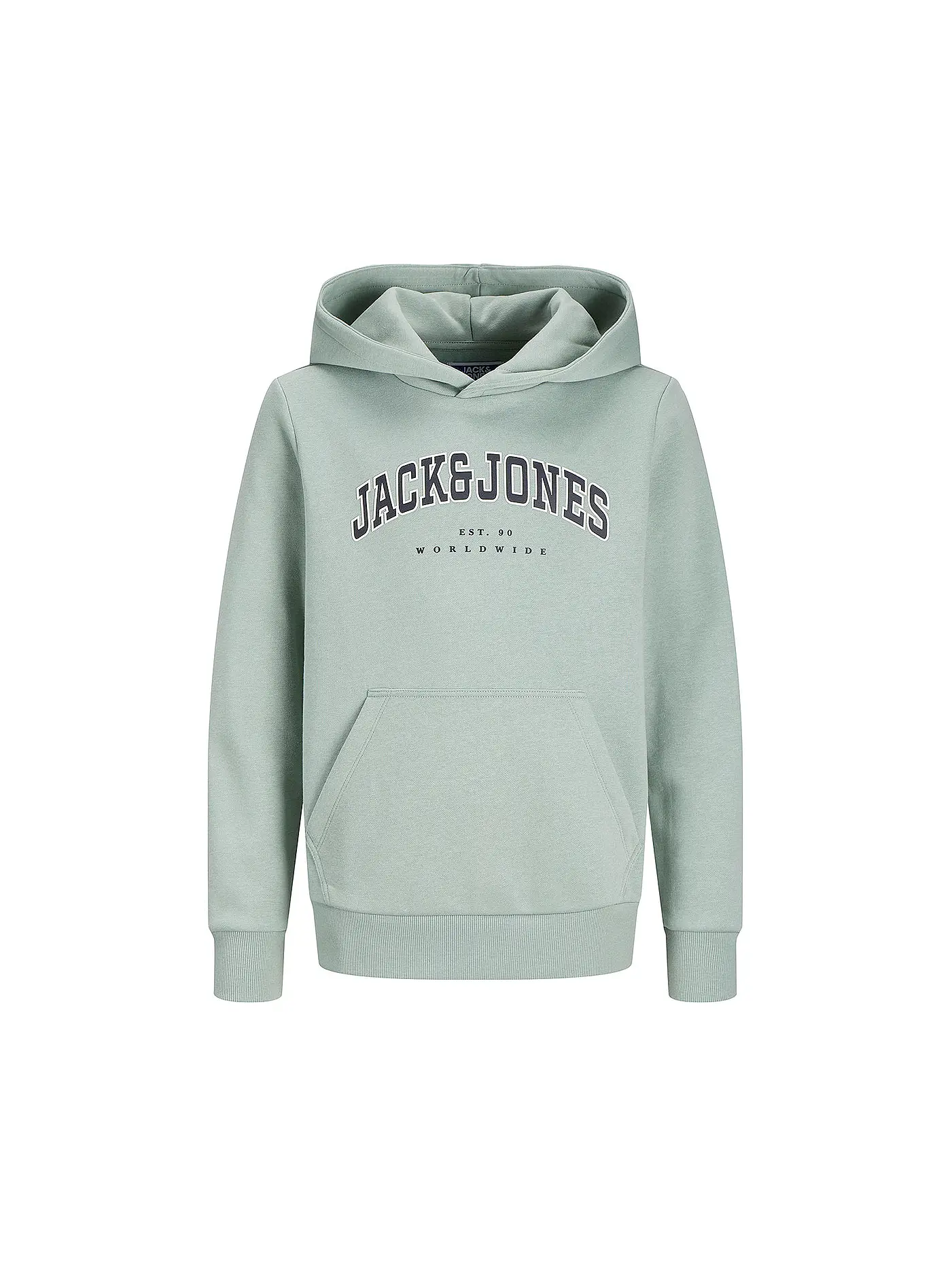 JACK & JONES | Jungen Kapuzensweater - Hoodie JJECALEB | hellgrün